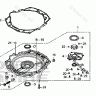 BF225D XCDA Oil Pump + Flywheel