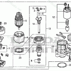 BF115DK1 XCA STARTER MOTOR