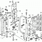 BF200A6 XCA Fuel Pipe + Injector