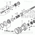 BF200AK3 XCA Propeller Shaft (Counter Rotation)