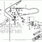 BF2DK0 SCAB Handlebar + Throttle Cable
