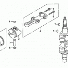 BF8DK0 SHA Коленчатый вал и поршни