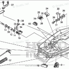 BF5AK3 LA Shift Shaft + Cover Lock Lever