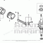 BF4AH SHNA Crankshaft Piston