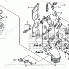 BF115DK1 XCA Exhaust Pipe