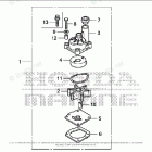 BF150AK0 LA Water Pump Impeller Kit (2)