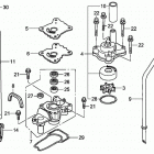 BF20DK0 SHA Водяная помпа и вертикальный вал (S,L)