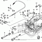 BF4AH SHNA Shift Shaft + Cover Lock Lever