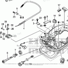 BF4AH LHNA Shift Shaft + Cover Lock Lever