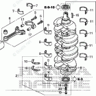 BF150AK2 XCA Crankshaft Piston