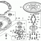 BF150A5 LA Oil Pump + Flywheel