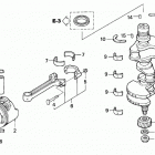 BF40A6 LHTA Коленчатый вал и поршни