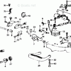 BF100B LA Shift Shaft + Carrying Handle + Cover Lock Lever