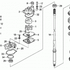 BF200A6 XCA Водяная помпа + Вертикальный вал