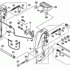 BF25D5 SRGA Кронштейн крепления транца