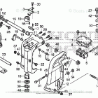 BF115DK1 XCA Stern Bracket + Swivel Case