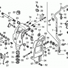 BF200A6 XCA Кронштейн транца  /  Корпус шарниров