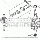 BF20DK2 SHA Crankshaft Piston