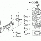 BF90A6 JHTA Коленчатый вал и поршни