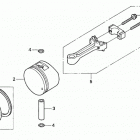 BF2D4 SA Piston + Connecting Rod