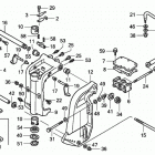 BF115A4 LCA Кронштейн транца  /  Корпус шарниров