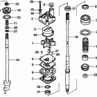 BF115A4 LCA Водяная помпа + Вертикальный вал
