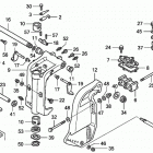 BF90A6 JHTA Кронштейн транца  /  Корпус шарниров