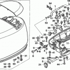 BF90A6 JHTA Крышка двигателя  /  нижний кожух