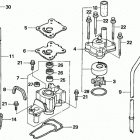 BFP9.9D6 XHTA Water Pump + Vertical Shaft (ul Size)