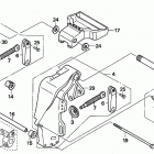 BF20D5 XHTA Кронштейн крепления транца