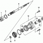 BFP8D5 LHTA Вал гребного винта  /  гребной винт