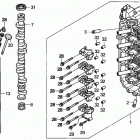 BF115A4 LCA Распред. вал + Головка блока цилиндров