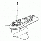 BF200A4 XA Картер коробки передач в сборе (нога)
