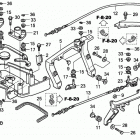 BF200A4 XA Front Cover Bracket + Front Lock Shaft