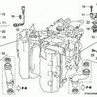 BF200A4 XA Exhaust Manifold + Thermostat