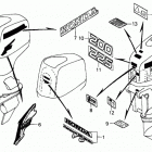 BF200A4 XA Наклейки предупреждения