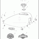 FLTRX 1KH7 ROAD GLIDE (2025) Топлевный бак