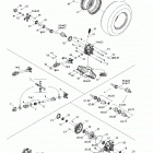 Outlander 400 Привод колес задний
