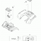Outlander 400 Передние и задние поддоны