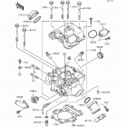 Prairie 400 (KVF400-B1) Cylinder head(vf400ae520628-)