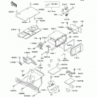 Prairie 400 4X4 (KVF400-A2) Короб для АКБ