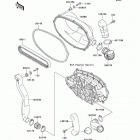 Prairie 400 4X4 (KVF400-A2) Converter cover / drive belt
