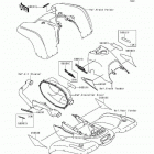 Prairie 400 (KVF400-B1) Decals(green)