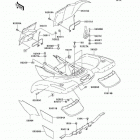 Prairie 400 4X4 (KVF400-A2) Заднее крыло