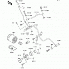 Prairie 400 4X4 (KVF400-A2) Масляный и водяной насос. фильтр масленый