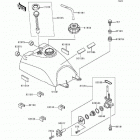 Prairie 400 (KVF400-B1) Топливный бак