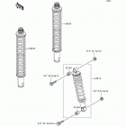 Prairie 400 (KVF400-B1) Амортизатор