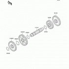 Prairie 400 4X4 (KVF400-A2) Валы и вилки переключения передач