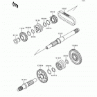 Prairie 400 (KVF400-B1) Трансмиссия