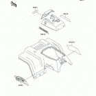 Bayou 220 (KLF220-A11) Decals(red)(klf220-a11)